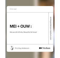 mei oww we are infinite beautiful & great