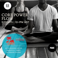 a flyer with the words core power flow