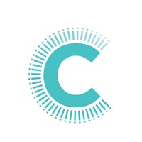 the letter c on a white background
